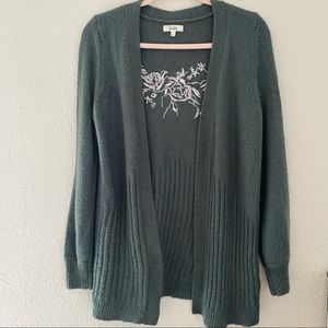 Embroidered Cardigan